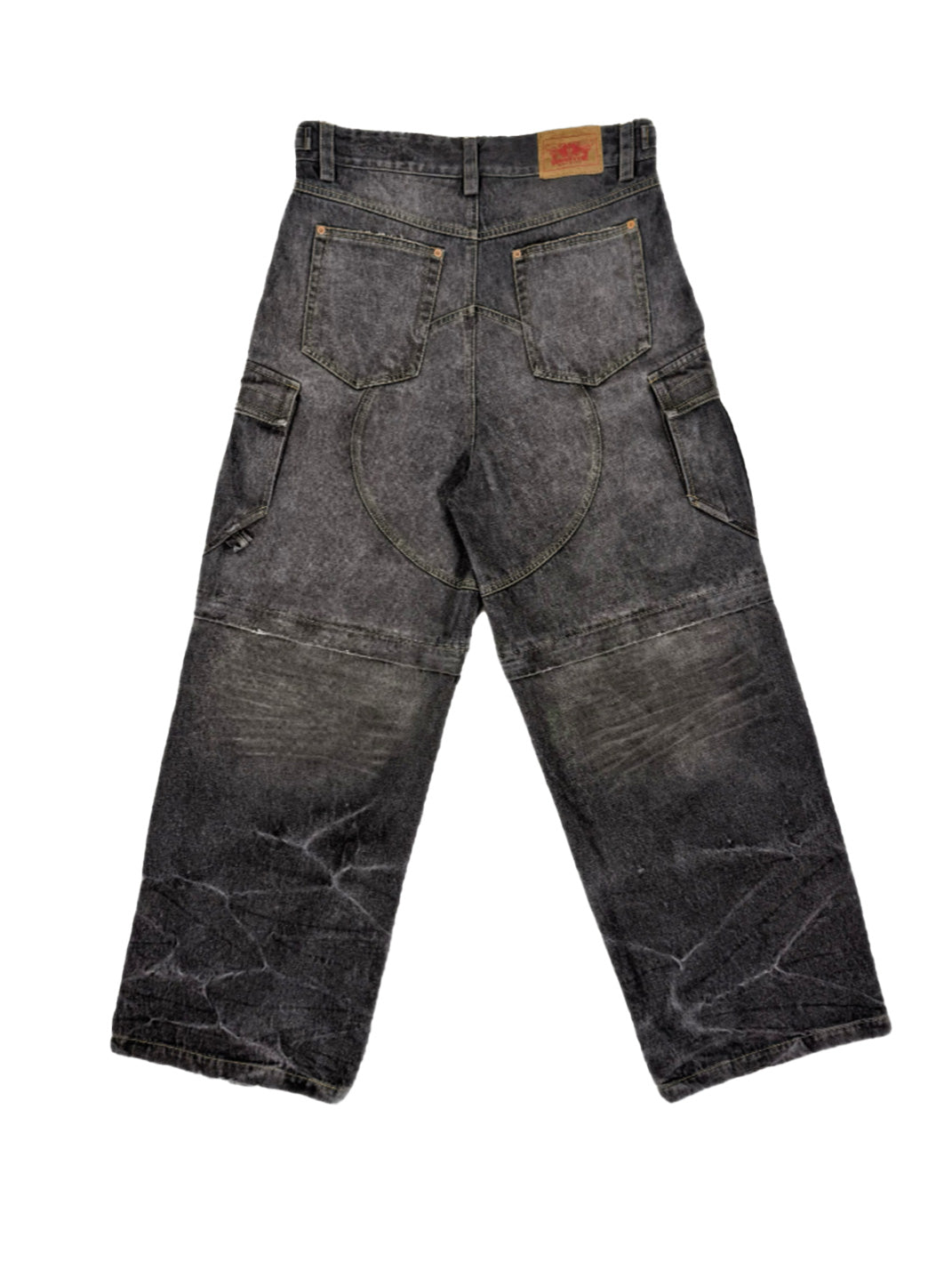 WoosterArchive | Heavy Washed Demin Cargo Pants With Removable Legs - PSYLOS 1, WoosterArchive | Heavy Washed Demin Cargo Pants With Removable Legs, Men's Wear, WoosterArchive, PSYLOS 1
